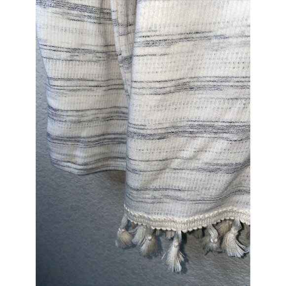Anthropologie Blu Pepper Tassle sweater fringe boho L lagen cottage fairy - Picture 3 of 6